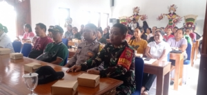 Babinsa Koramil Dawan Hadiri Rembug Desa Sehat Desa Sampalan Tengah