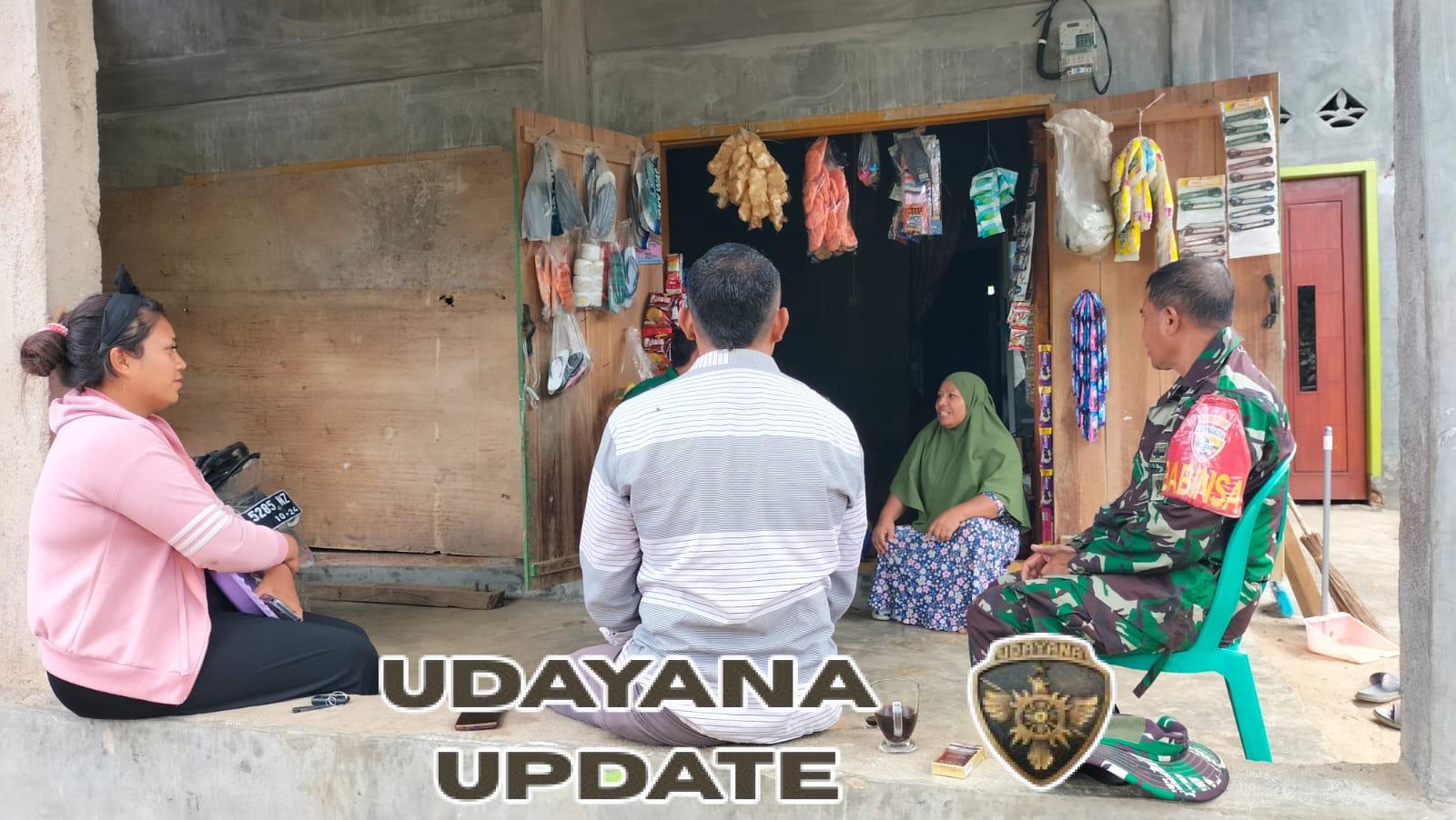 Babinsa Koramil 1614-03/Hu’u Ajak Warga Ranggo Dukung Program Pemerintah