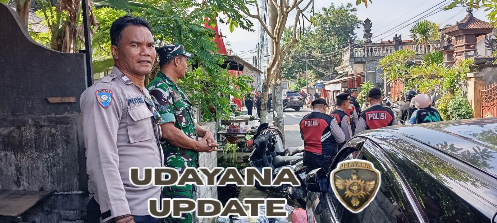 Babinsa Buruan Kawal MUSRAN PDI Perjuangan Gianyar, Kegiatan Politik Berjalan Aman dan Tertib