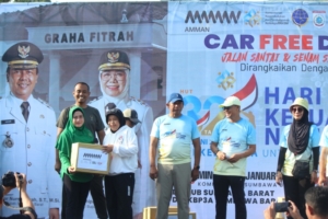 Dandim 1628/Sumbawa Barat Bersama Forkopimda Hadiri CFD Harganas ke-32