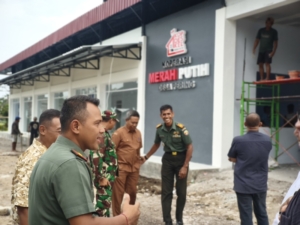 Dandim 1616/Gianyar Tinjau Progres Pembangunan Kantor Koperasi Merah Putih Desa Pering