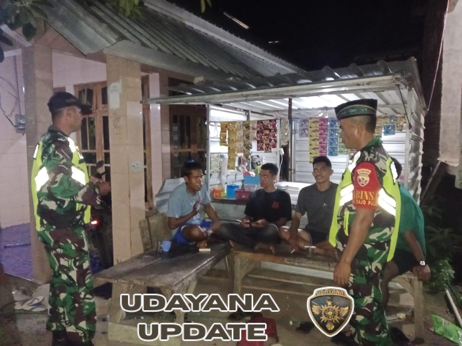 Babinsa Koramil 1608-03/Sape Gencarkan Patroli Siskamling di Desa Boke