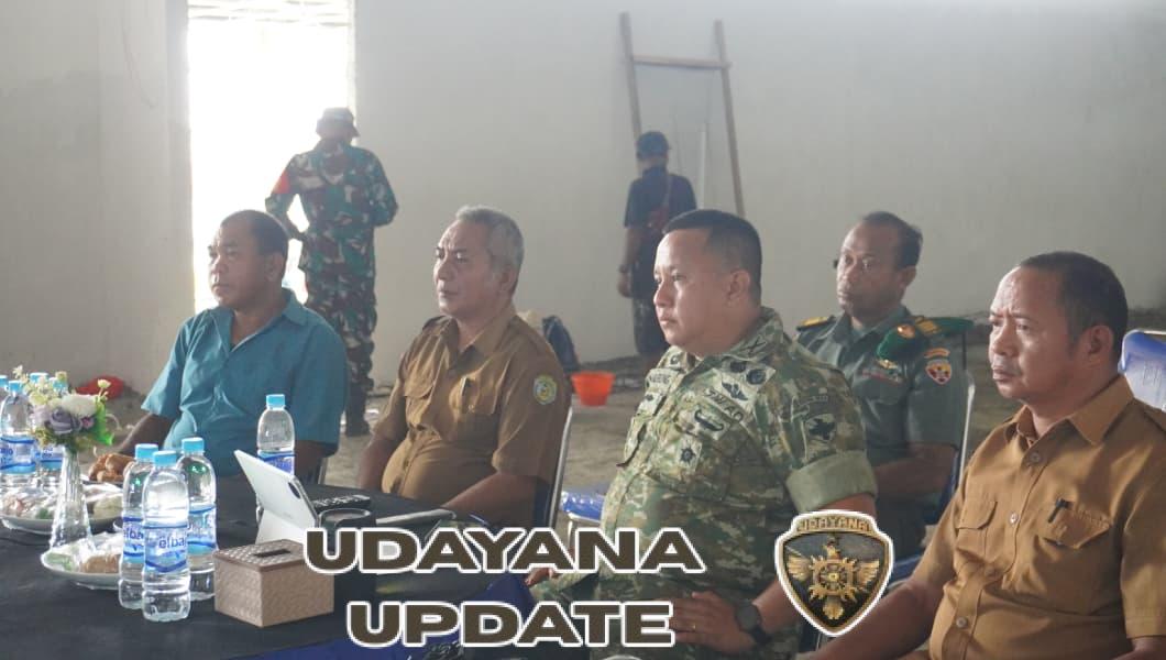 Dandim 1630/Manggarai Barat Ikuti Vicon Percepatan Pembangunan Koperasi Merah Putih di Wae Kelambu