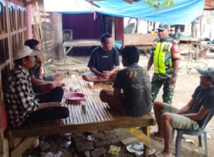 Komsos Babinsa di Monta Berjalan Lancar, Tingkatkan Kesiapsiagaan Warga Hadapi Cuaca Ekstrem