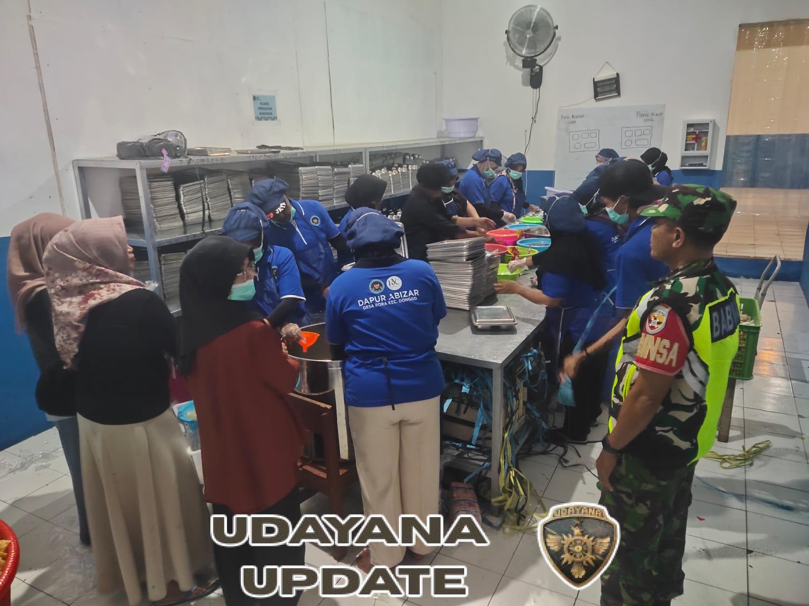 Babinsa Koramil 1608-05/Donggo Monitor Pelaksanaan Makan Bergizi Gratis di Wilayah Soromandi dan Donggo