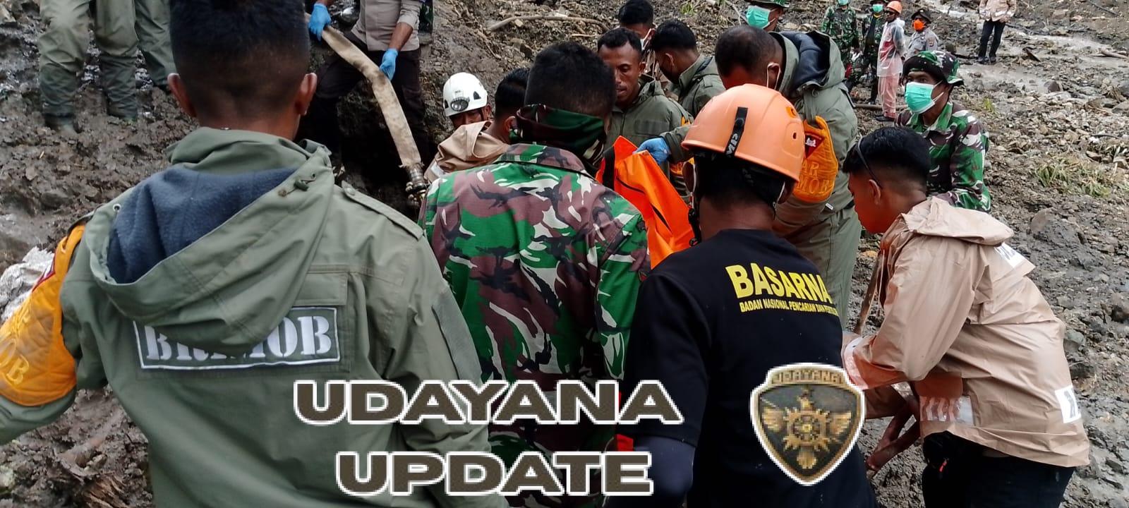 Sinergi Kodim 1612/Manggarai, Dua Korban Longsor di Kampung Pau Berhasil Dievakuasi