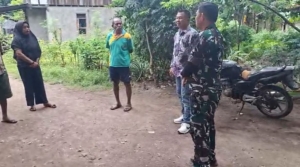 Dandim 1622/Alor Rehabilitasi Enam Rumah Pengungsi Timor Leste di Kecamatan Abad