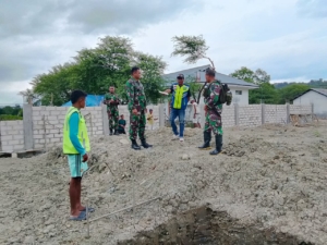 Pastikan Progres Berjalan Baik, Dandim 1621/TTS Tinjau Langsung Pembangunan KDKMP di TTS.