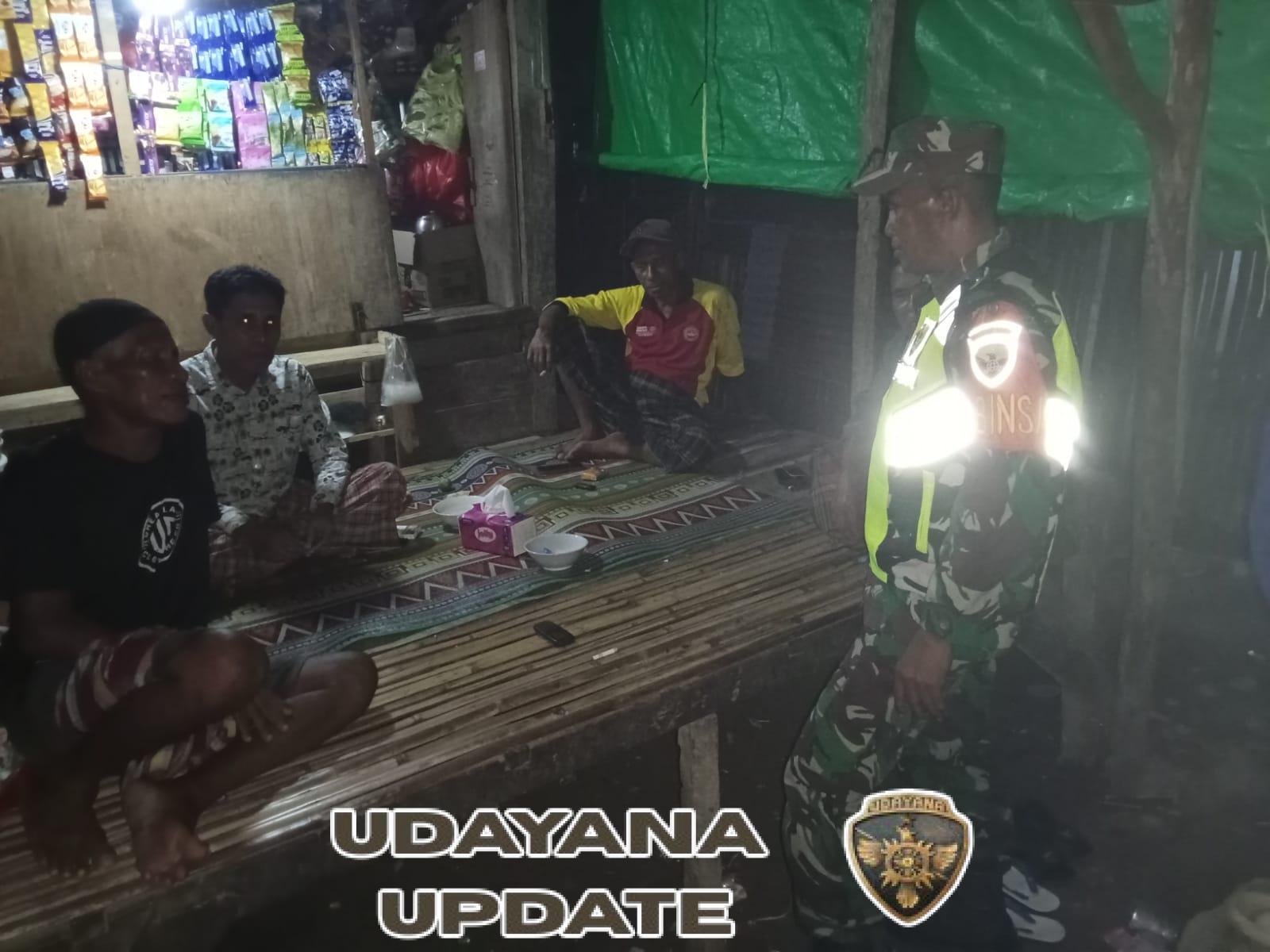 Babinsa Serka Burhan Dorong Budaya Gotong Royong dan Musyawarah di Desa Rompo