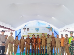 Babinsa Koramil 1625-05/Aesesa Hadiri Peresmian Balai Desa Nangadhero