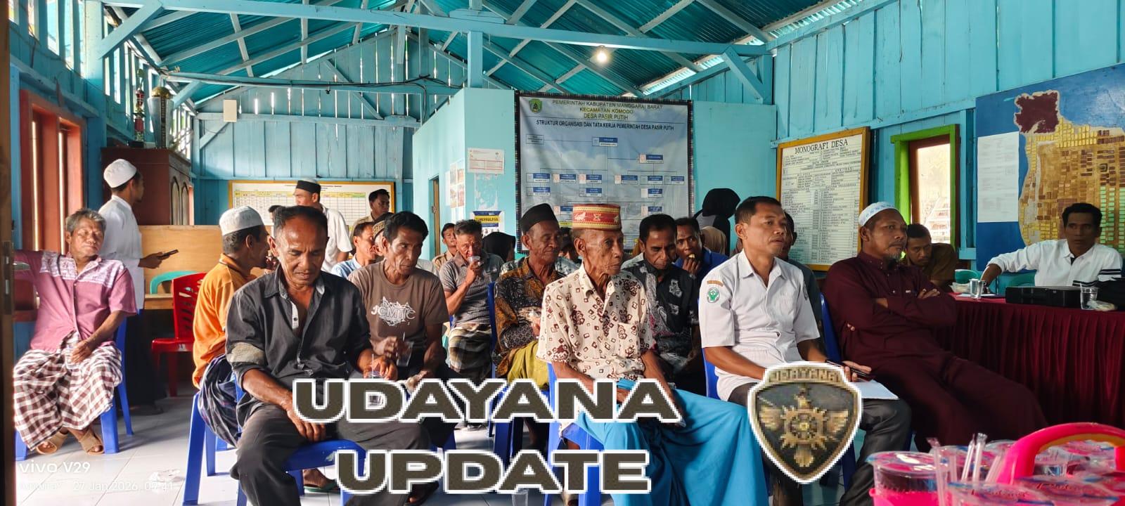 Sinergi TNI dan Pemdes, Penetapan APBDesa TA 2026 Desa Pasir Putih Berjalan Lancar