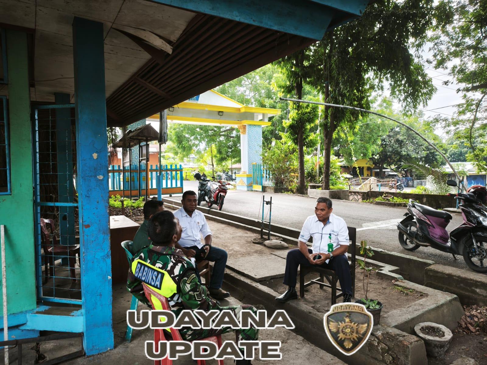 Babinsa Ende Jalin Kerja Sama dengan SMKN 2 Ende untuk Pembinaan KKRI