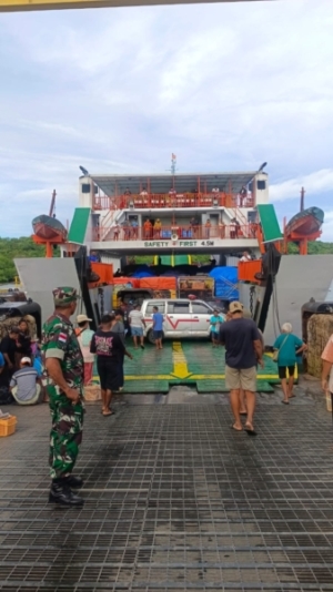 Koramil Pantai Baru Pastikan Situasi Wilayah Aman dan Kondusif