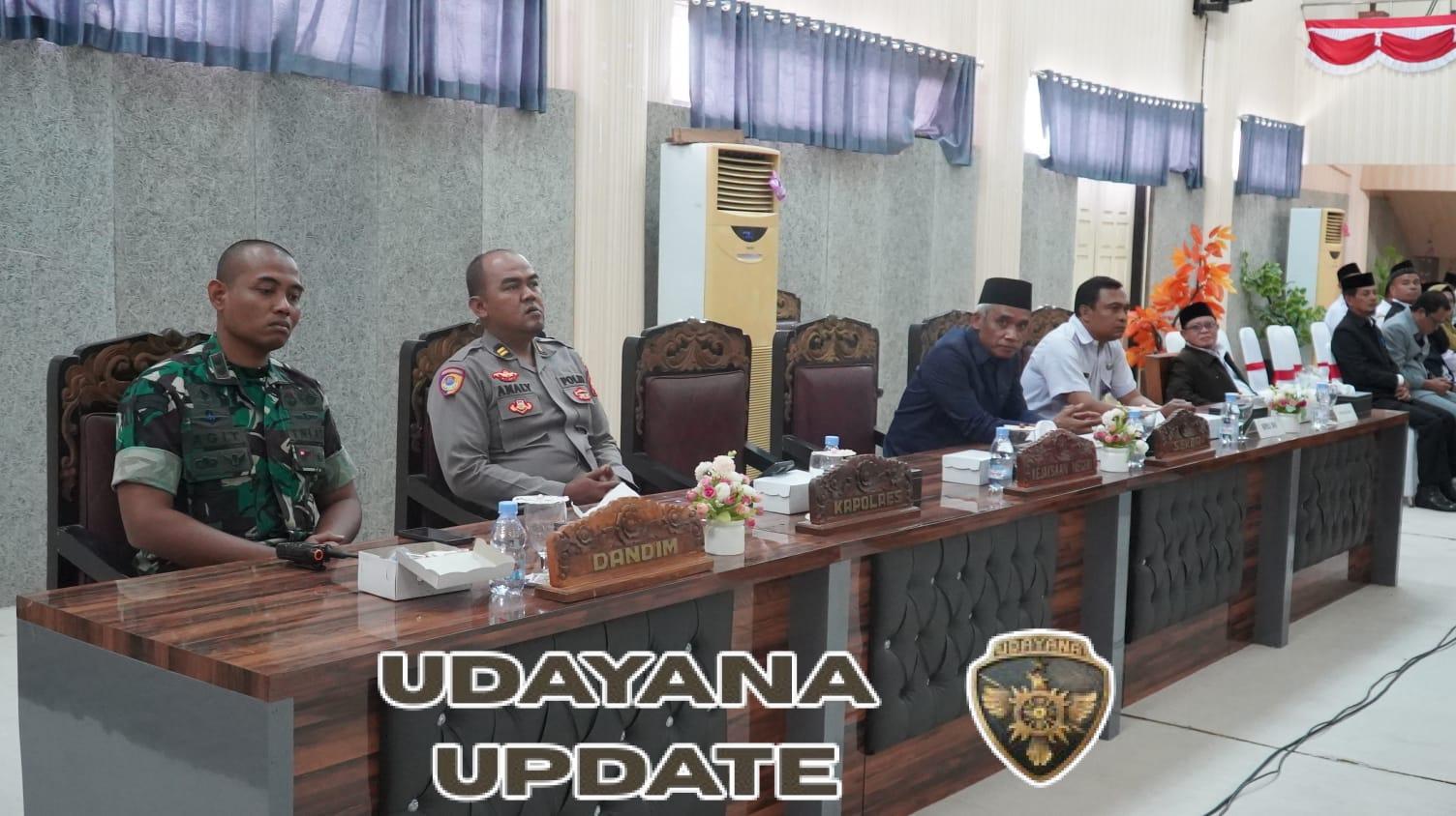 Dandim 1628/Sumbawa Barat Hadiri Rapat Paripurna DPRD KSB