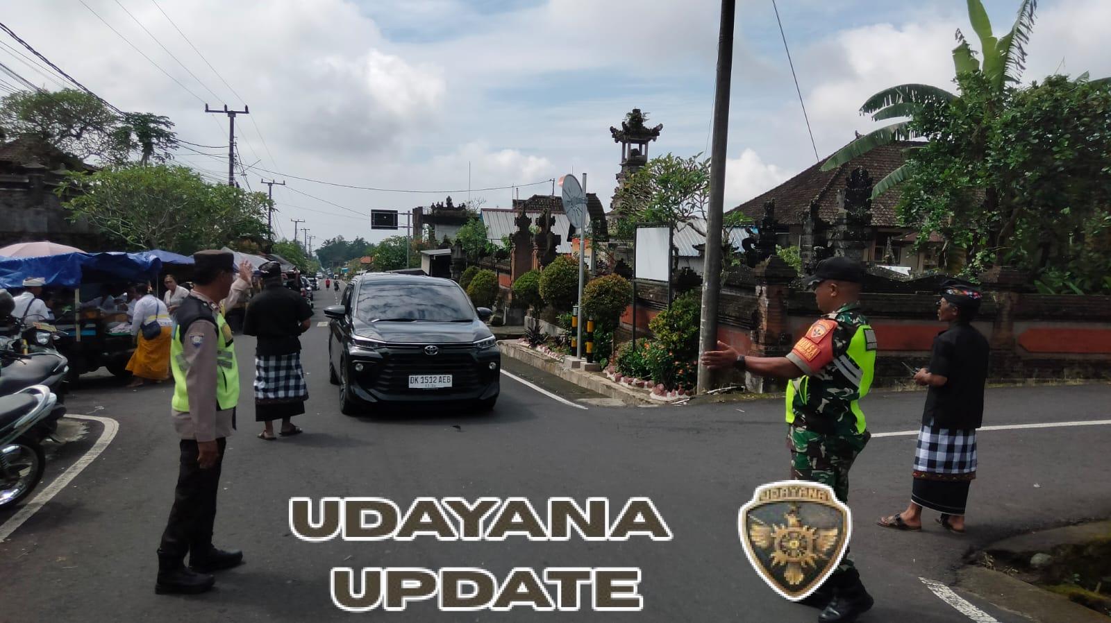 Pengamanan Terpadu TNI–Polri dan Pecalang Sukseskan Pujawali di Merajan Agung Kawitan