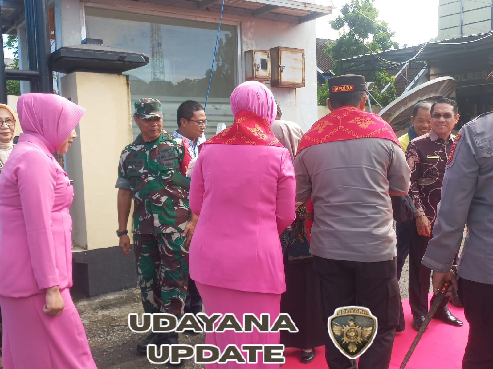Kasdim 1628/Sumbawa Barat Hadiri Kunjungan Kerja Kapolda NTB di Polres Sumbawa Barat