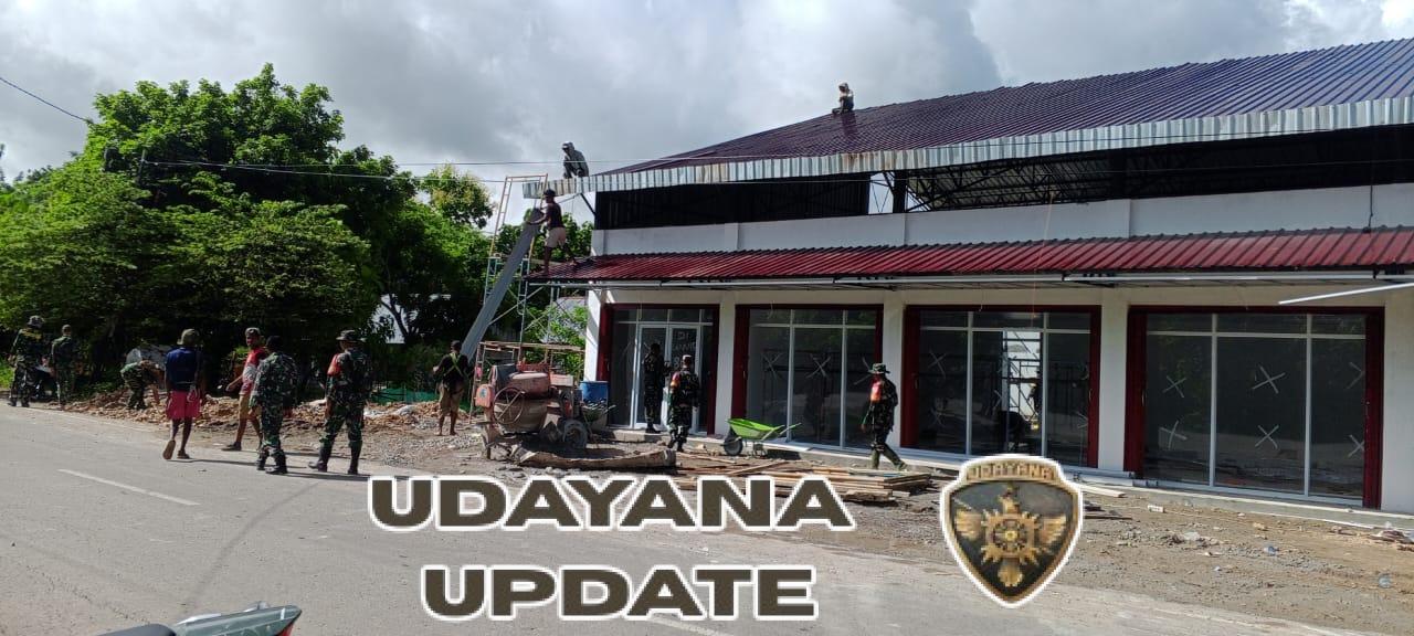 Pgs Danramil Camplong Pimpin Pembersihan Lokasi KDKMP Manusak
