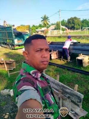 Babinsa Desa Dasan Anyar Awasi Koperasi Merah Putih