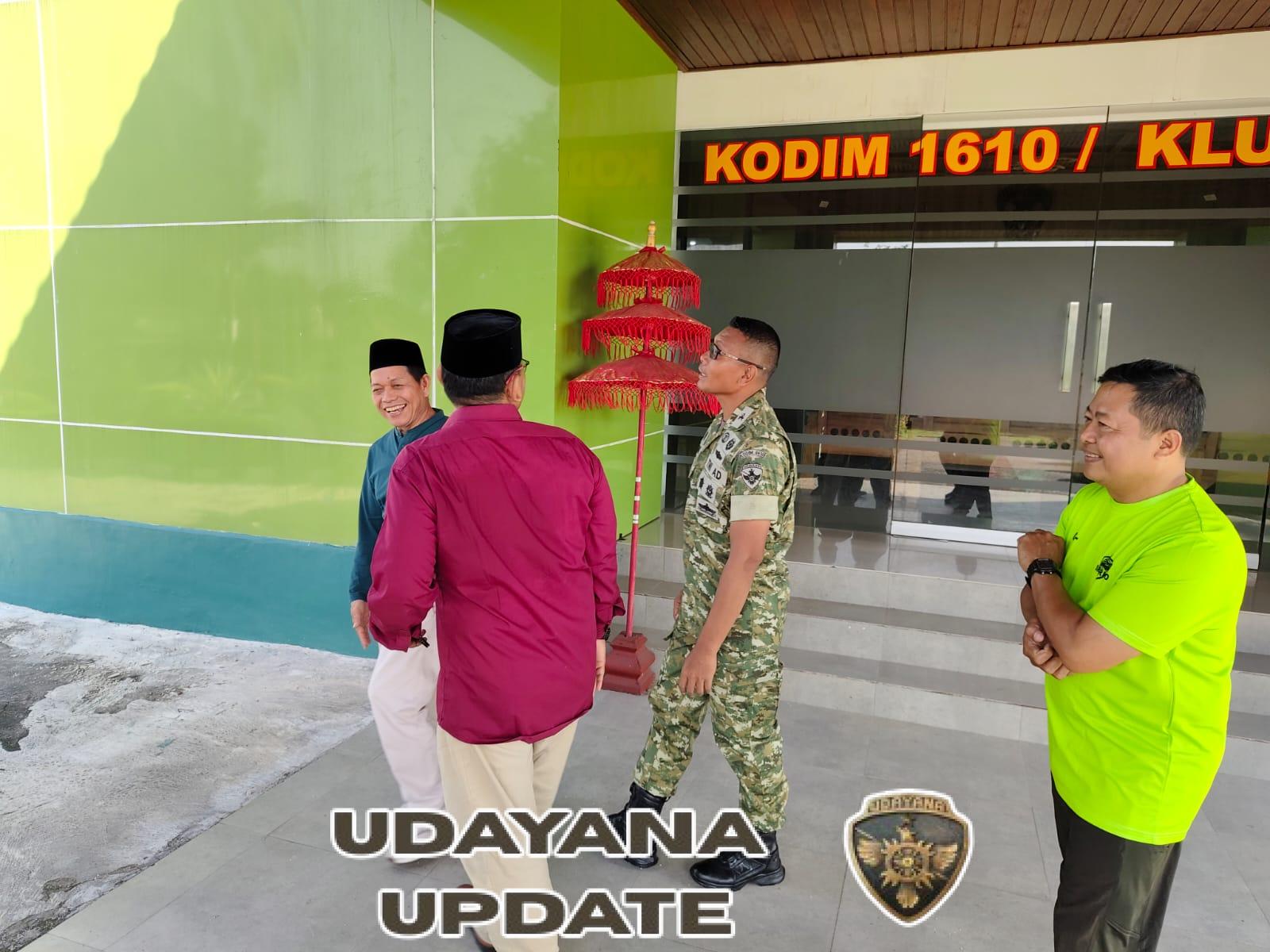 Dandim Klungkung Terima Kunjungan Silahturahmi Ketua MUI Kabupaten Klungkung