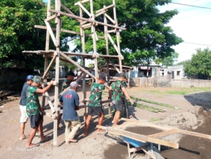 Kehadiran Brigif TP 31/PS Mendapat Apresiasi Besar dari Masyarakat Kecamatan Pekat.