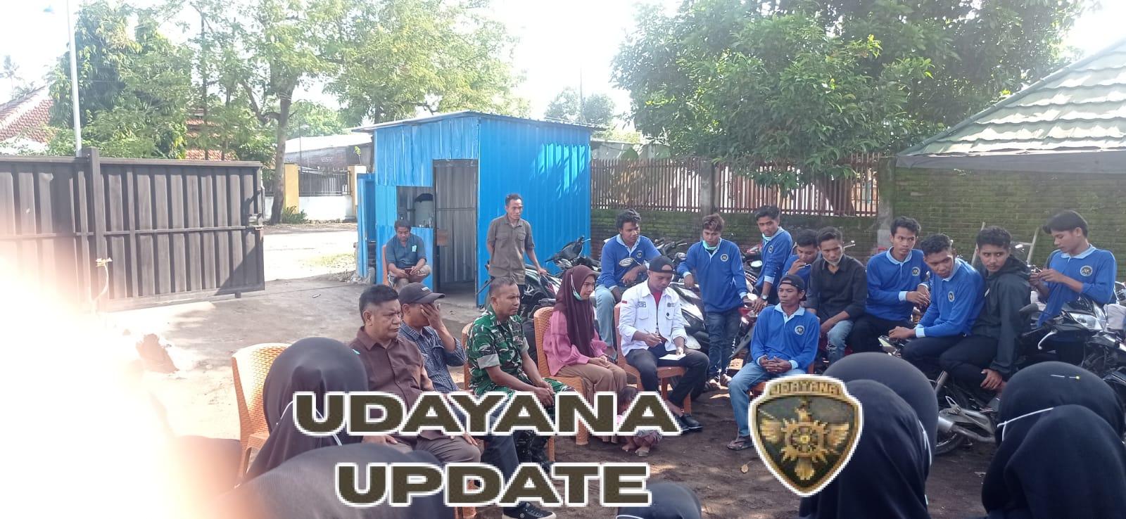 Babinsa Desa Bara Laksanakan Komsos dengan Ketua BGN Cempaka Jelang Launching Makan Bergizi Gratis