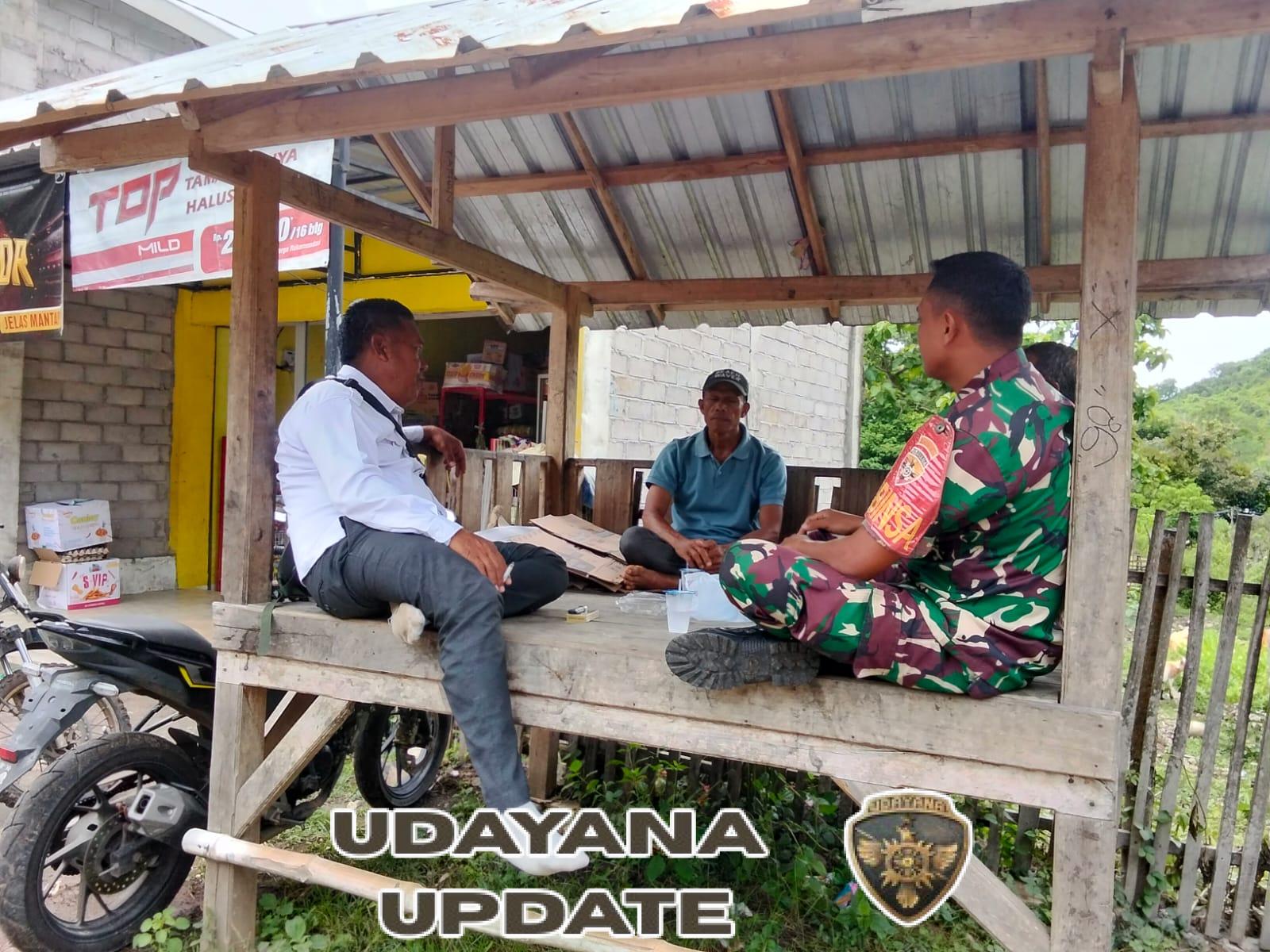 Babinsa Koramil 1614-03/Hu’u Laksanakan Monitoring Wilayah di Desa Adu