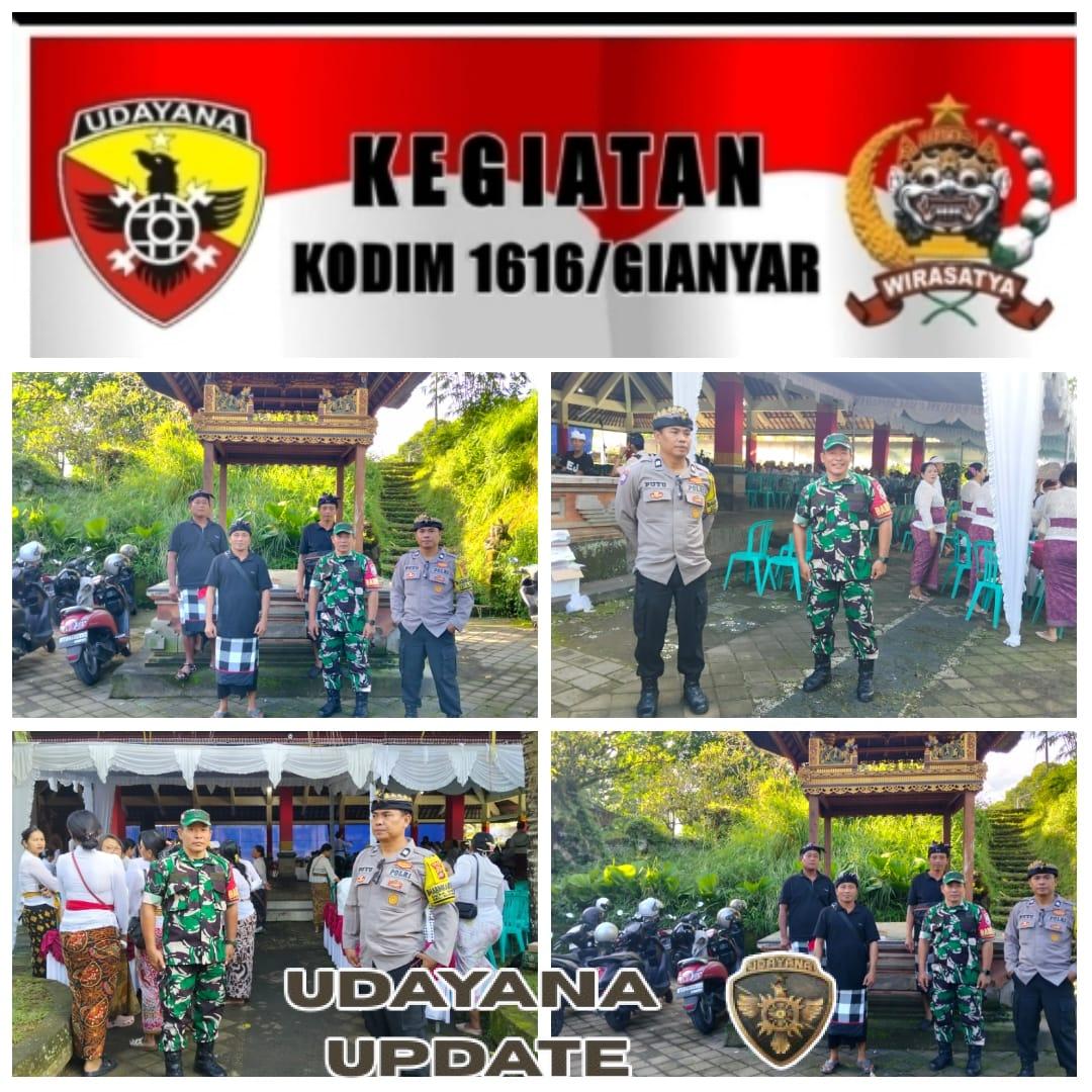 Babinsa Bedulu Dukung Program Pemerintah, Sosialisasi dan Sembahyang Bersama PAUD se-Gianyar Berjalan Lancar