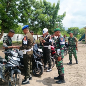 Yonif TP 834/WM Bersama Sub Denpom IX-1-1/Ende Laksanakan Edukasi dan Sosialisasi sebagai Upaya Deteksi dan Pencegahan Pelanggaran Prajurit