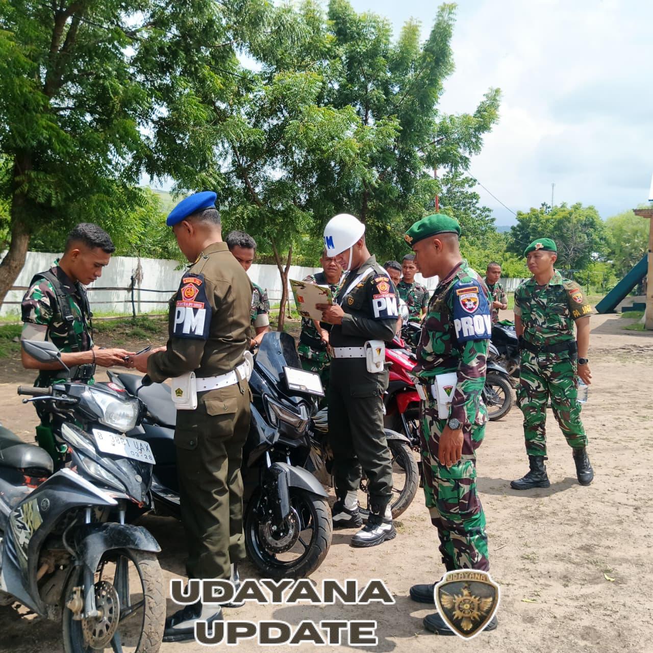 Yonif TP 834/WM Bersama Sub Denpom IX-1-1/Ende Laksanakan Edukasi dan Sosialisasi sebagai Upaya Deteksi dan Pencegahan Pelanggaran Prajurit