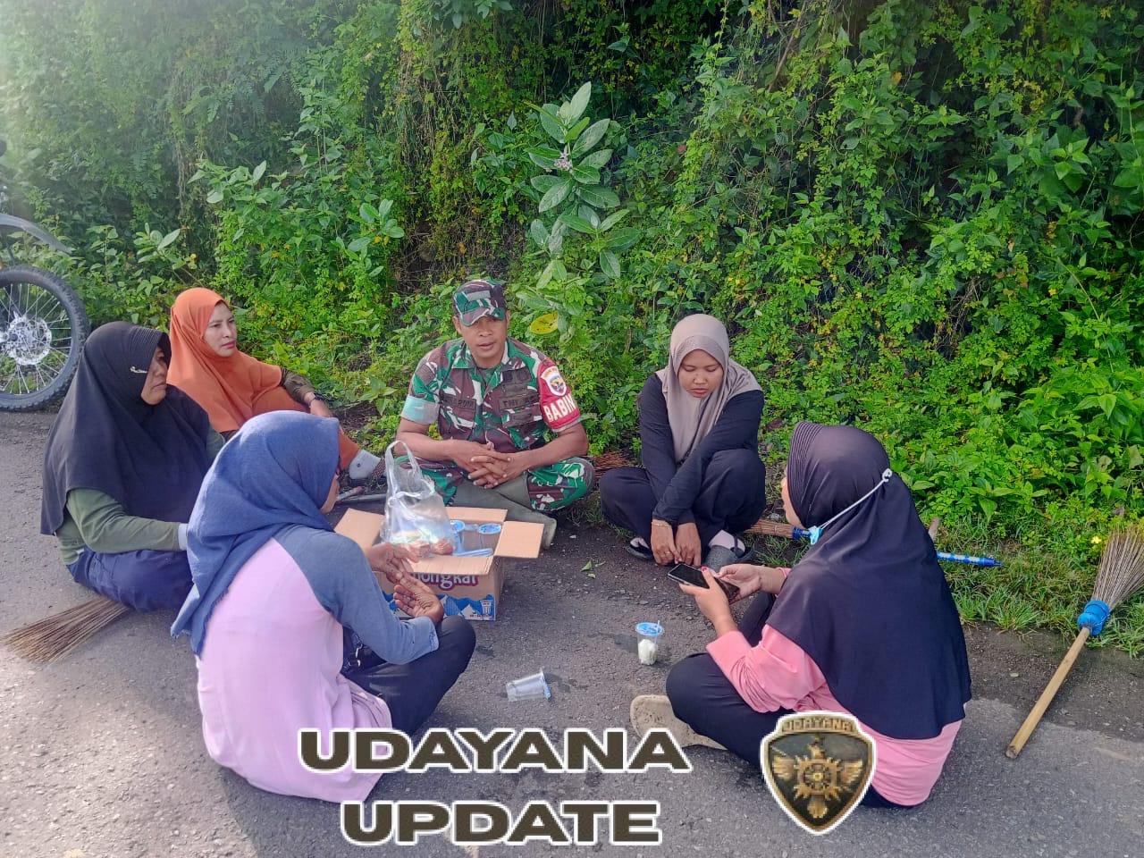 Babinsa Desa Belo Laksanakan Patroli Wilayah dan Komsos Bersama Warga