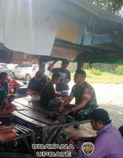 Babinsa Kelurahan Bali Satu Imbau Warga Waspada Banjir