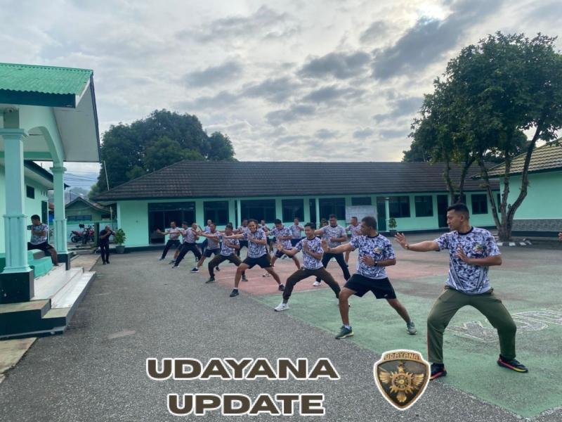 Anggota Kodim 1602/Ende Asah Kemampuan Bela Diri Prajurit Melalui Pencak Silat Militer