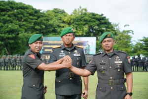 Danyonif 742/SWY Resmi Berganti, Danrem 162/WB Pimpin Sertijab dan Tradisi Laporan Korps