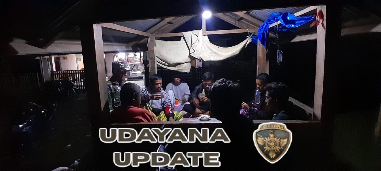 Babinsa Koramil 1614-05/Pekat Laksanakan Ronda Malam di Desa Doropeti