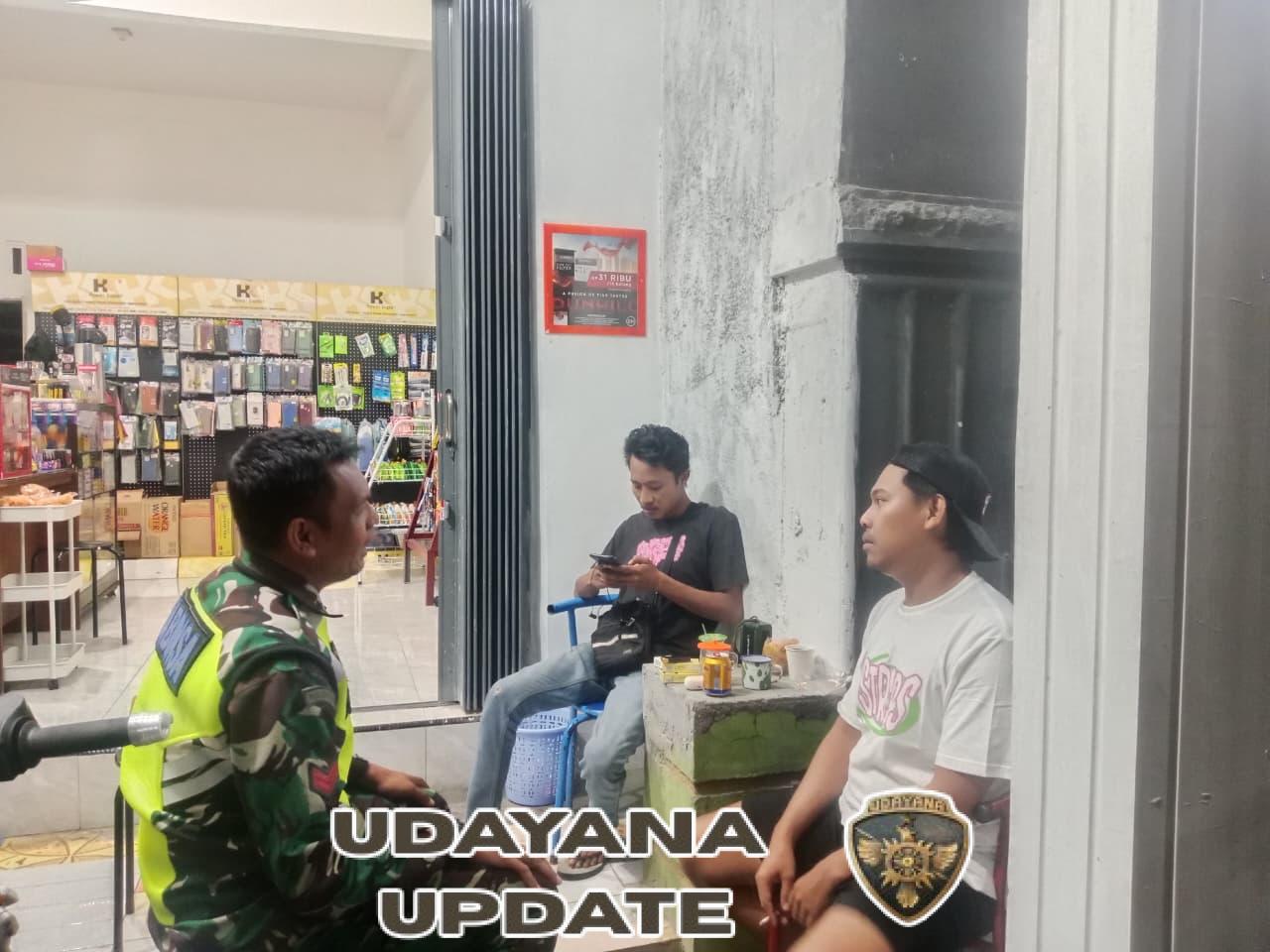 Babinsa Desa Beririjarak Gelar Patroli Kongkow-Kongkow untuk Perkuat Keamanan Wilayah