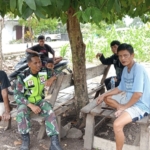 Cegah Konflik Sejak Dini, Babinsa 1618-04/Bisel Hadir di Tengah Warga Manunain B