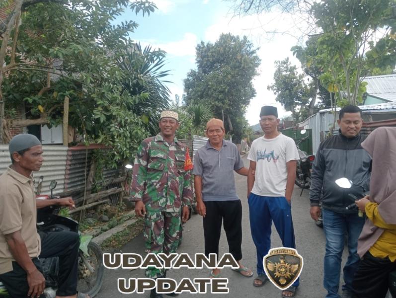 Babinsa Beru Laksanakan Patroli Wilayah dan Komsos Jaga Kondusivitas Desa