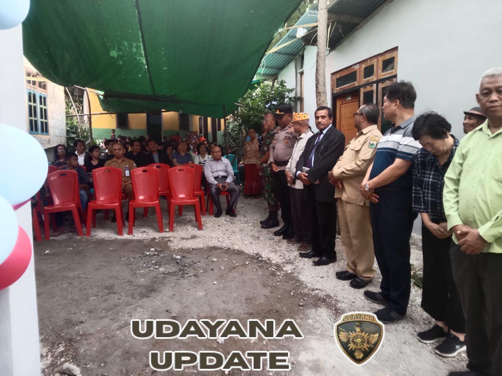Babinsa Kodim 1621/TTS Hadir di Peresmian Gereja Filadelfia, Perkuat Kerukunan Umat di Amanuban Tengah