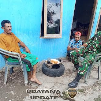 Koptu Mahfud Badarudin Pantau Wilayah dan Beri Imbauan Keamanan di Desa Wolwal