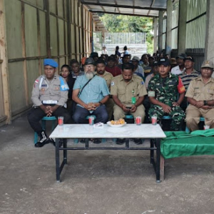 Babinsa Koramil 1625-04/Mauponggo Hadiri Kegiatan Running SPPG Kelurahan Mauponggo