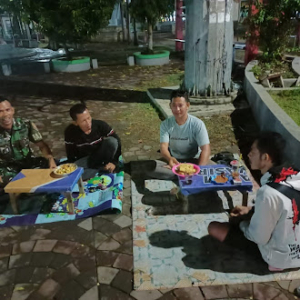 Serda Mulhakim Pimpin Patroli Malam, Situasi Wilayah Taliwang Aman dan Kondusif