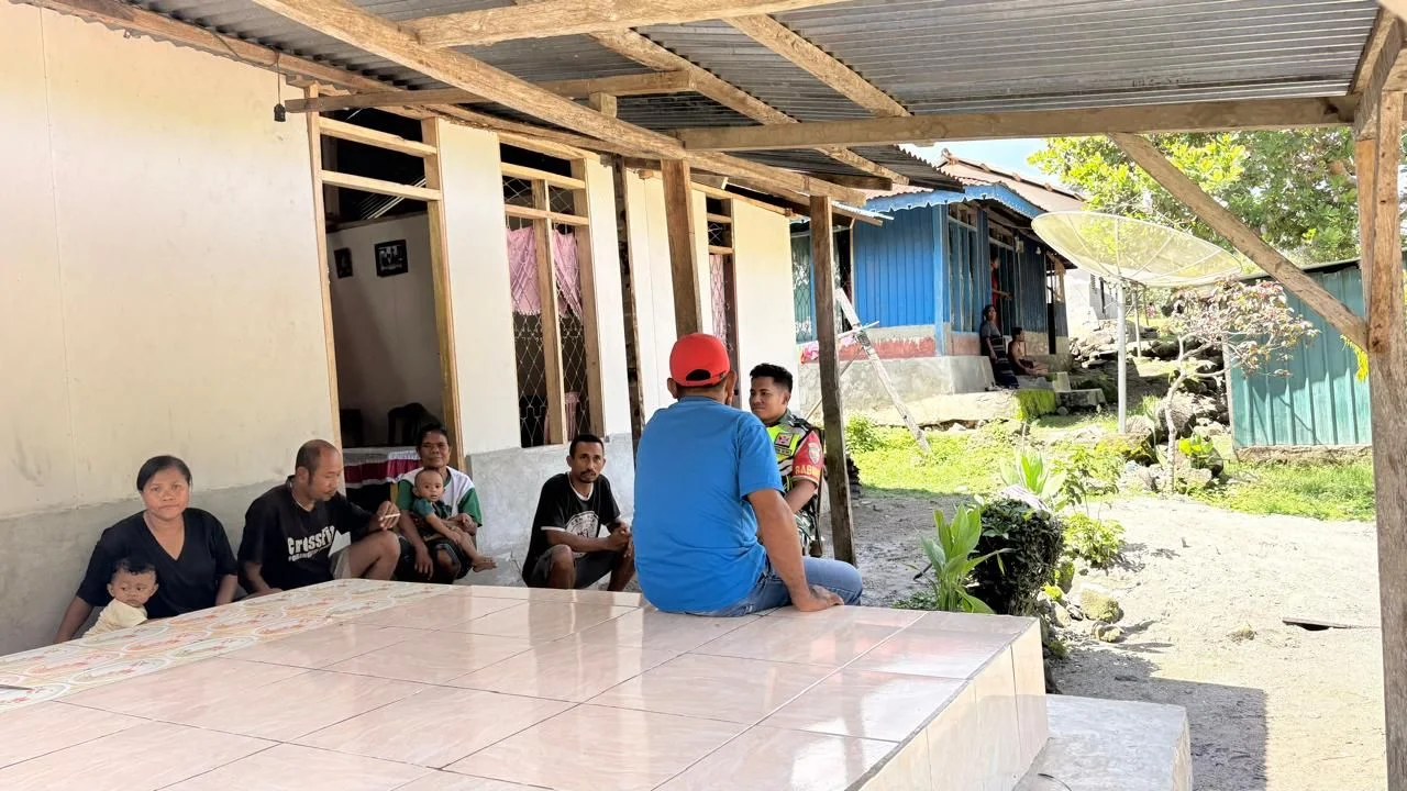 Serda Aleksius Pendo Wonda Dampingi Petani Kebirangga Tengah dalam Karya Bakti Sawah