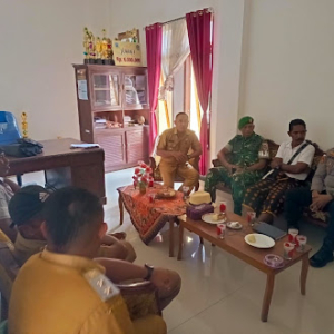 Babinsa Koramil 1625-03/Boawae Hadiri Rapat Terbatas Bahas Masalah Tanah dan Kamtibmas
