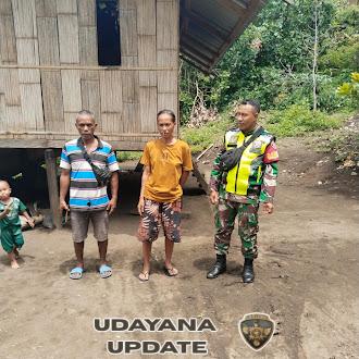 Babinsa Koramil 1602-04/Maurole Laksanakan Pamwil dan Komsos di Desa Tou Barat