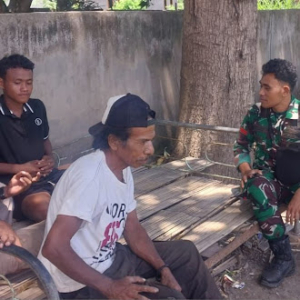 Komsos Humanis Babinsa Kodim 1603/Sikka, Wujudkan Deteksi Dini dan Cegah Dini di Wilayah Binaan