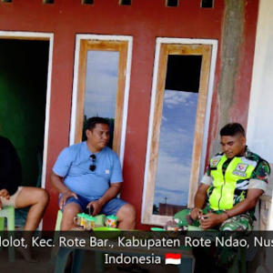 Babinsa Koramil 1627-03/Batutua Laksanakan Komsos di Desa Oelolot