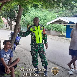 Jaga Kamtibmas, Babinsa Kotabaru Aktif Laksanakan Pamwil dan Komsos