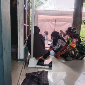 Wujud Kepedulian TNI AD, Babinsa Ende Selatan Aktif Dampingi Kegiatan Posyandu