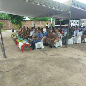 Kawal Program Makan Bergizi Gratis, Pabung Kodim 1624/Flotim Hadir di Launching SPPG 03 Nubatukan