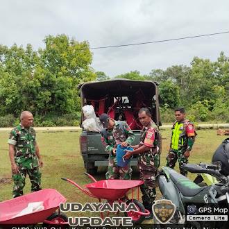Babinsa Koramil 1627-03/Batutua Terima Material Pembangunan KDKMP di Desa Oelua